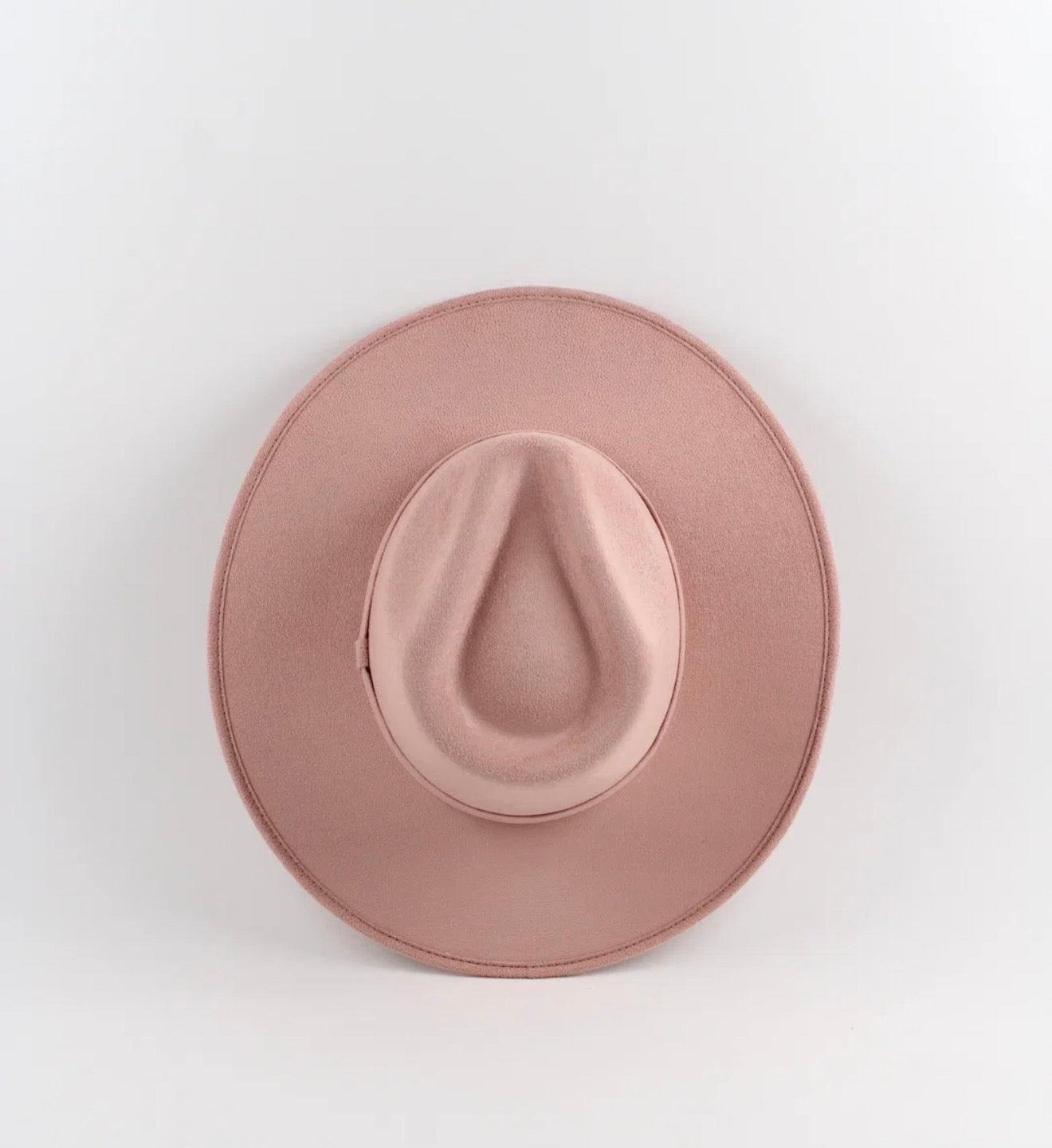 Vegan Suede Fedora Hat