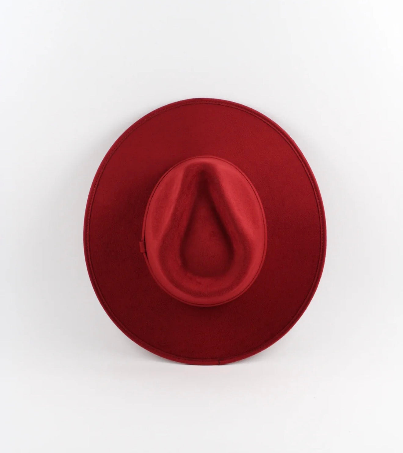 Vegan Suede Fedora Hat