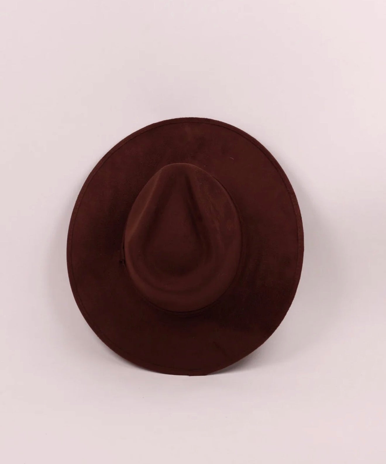 Vegan Suede Fedora Hat