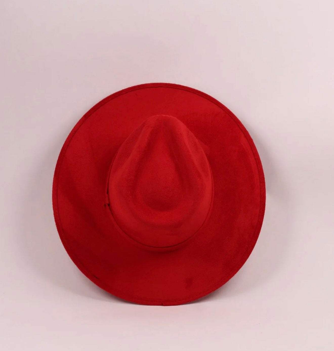 Vegan Suede Fedora Hat