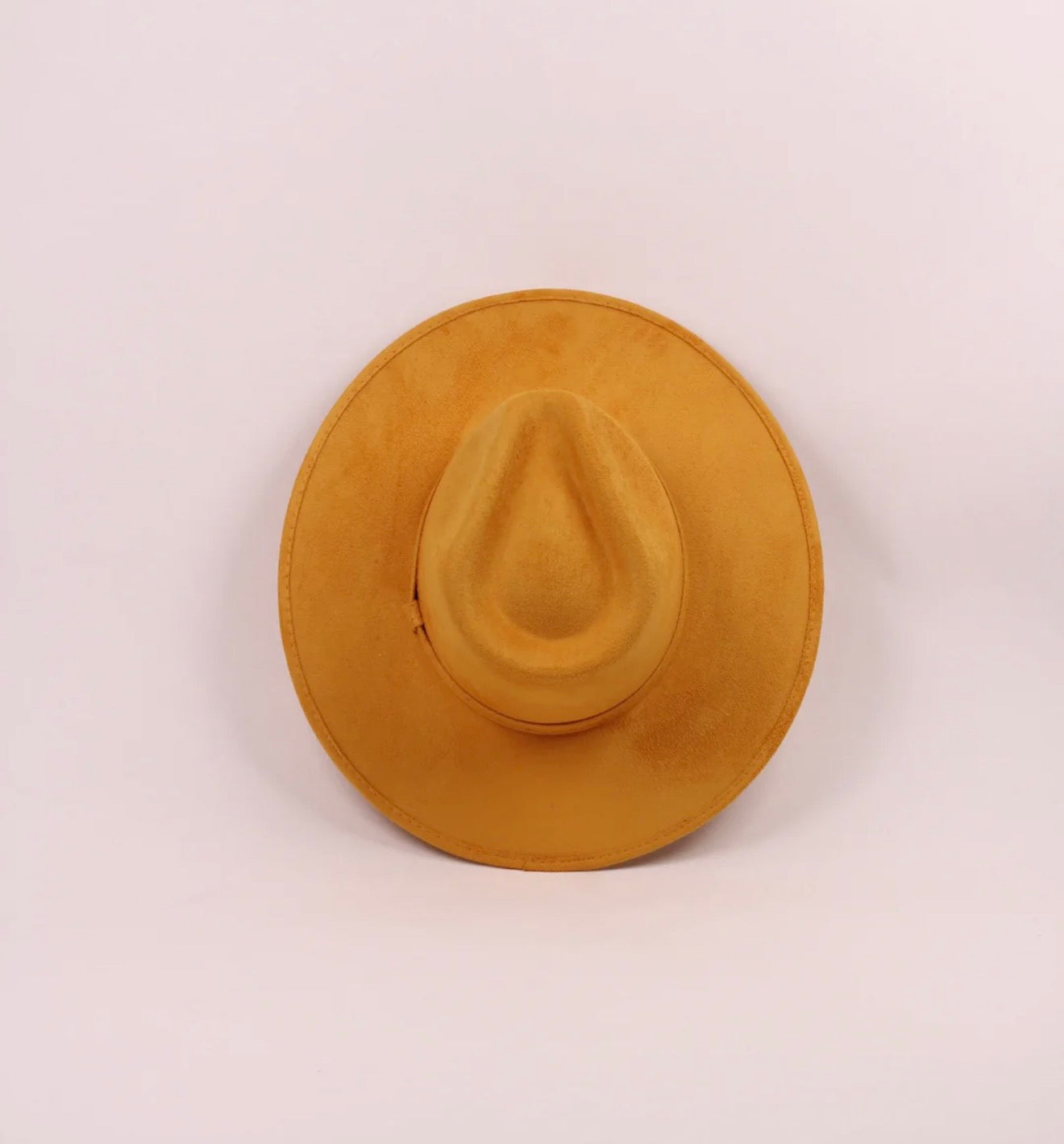 Vegan Suede Fedora Hat