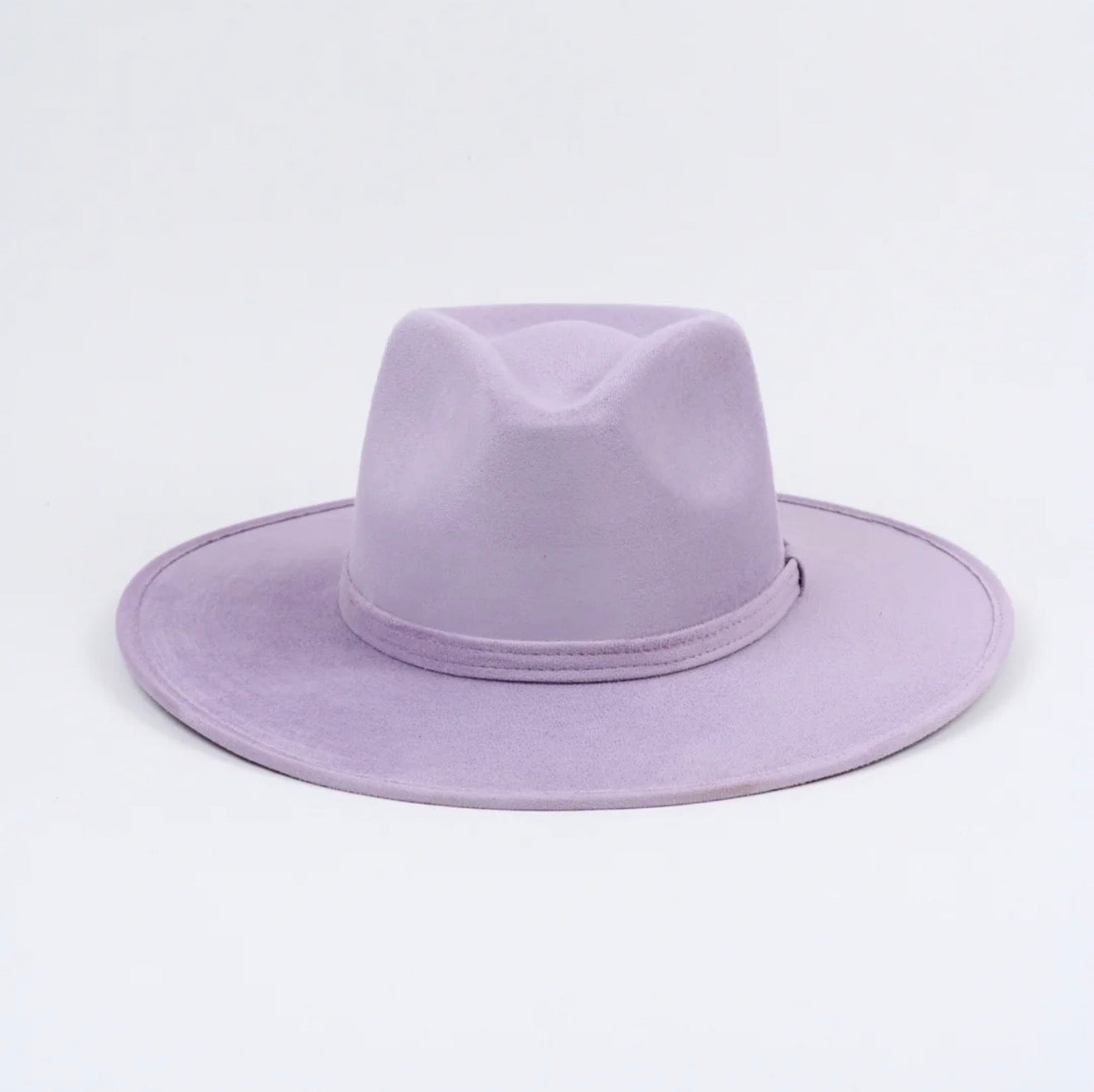 Vegan Suede Fedora Hat