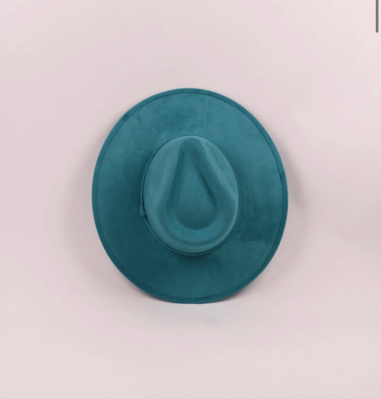 Vegan Suede Fedora Hat