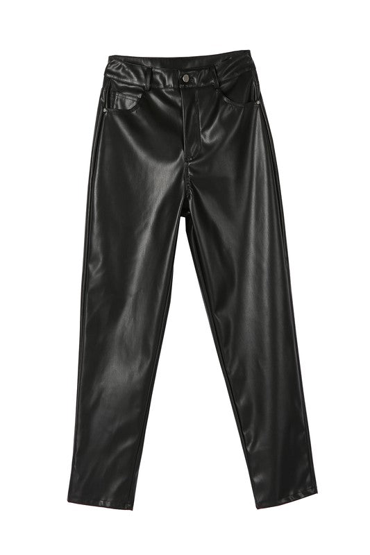 VEGAN TAPERED LEG PANTS