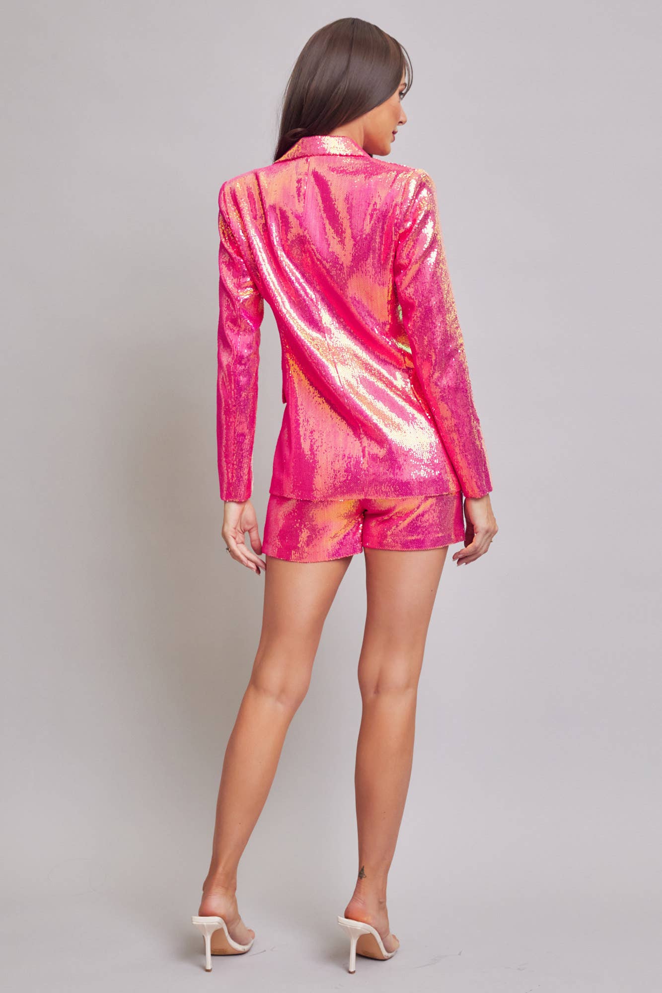 Stunning Sequin Shorts Set