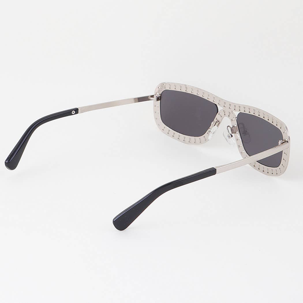 Crystal Rhinestone Wrap Around Sunglasses